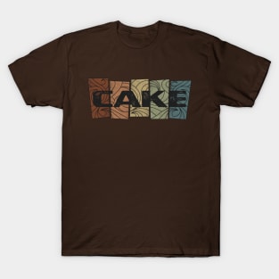 Cake - Retro Pattern T-Shirt